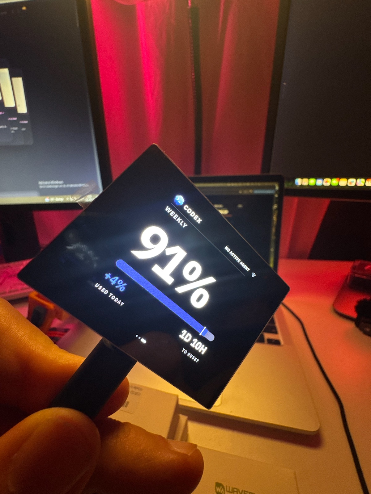 Real VibePulse 2.41 V2 · landscape display