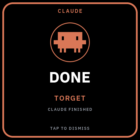 Claude done state