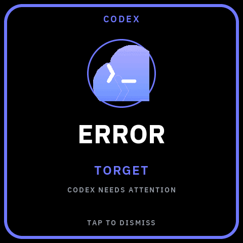 Codex error state