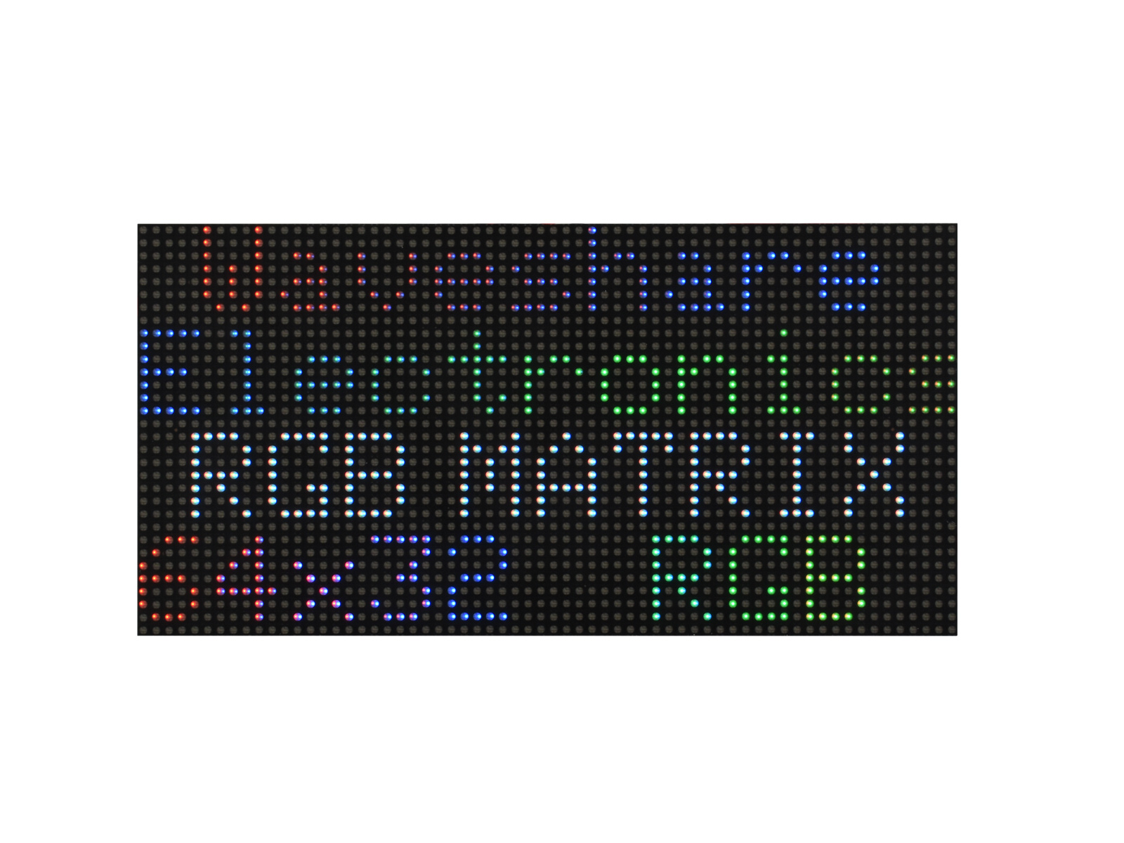 Waveshare RGB-Matrix-P2.5-64x32-B LED panel, manufacturer product photo